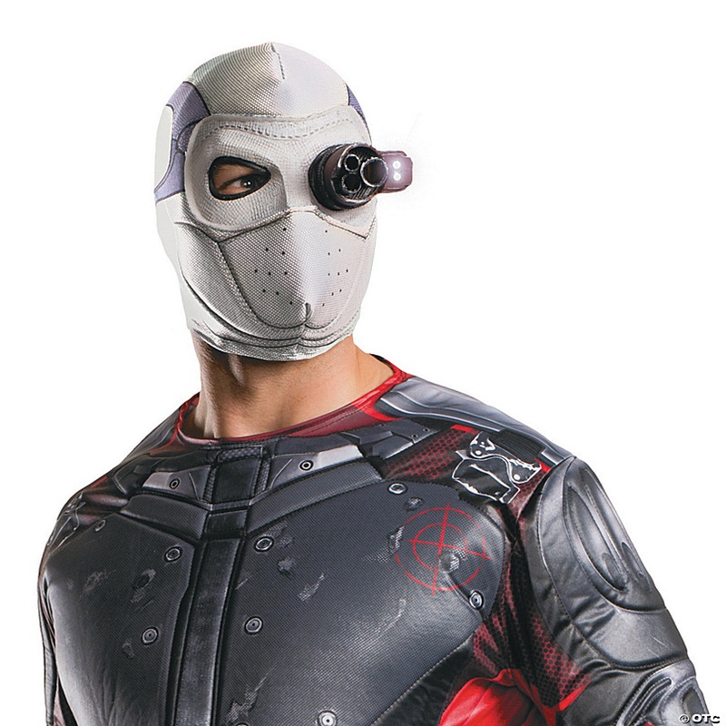 Men's Suicide Squad Deadshot Light-Up Mask