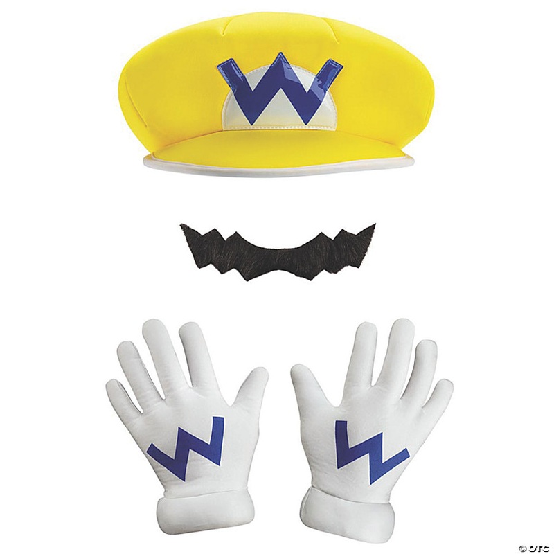 Adults Super Mario Bros. Wario Costume Kit
