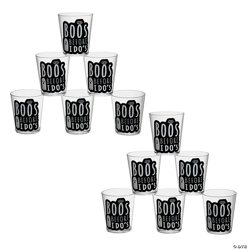 Bulk 48 Pc. 2 oz. Boos Before I Dos Disposable Plastic Shot Glasses