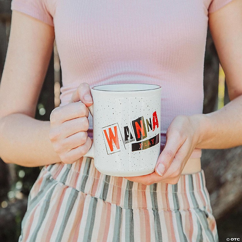 Kids Play Chucky Ceramic Camper Mug  Holds 20 Ounces