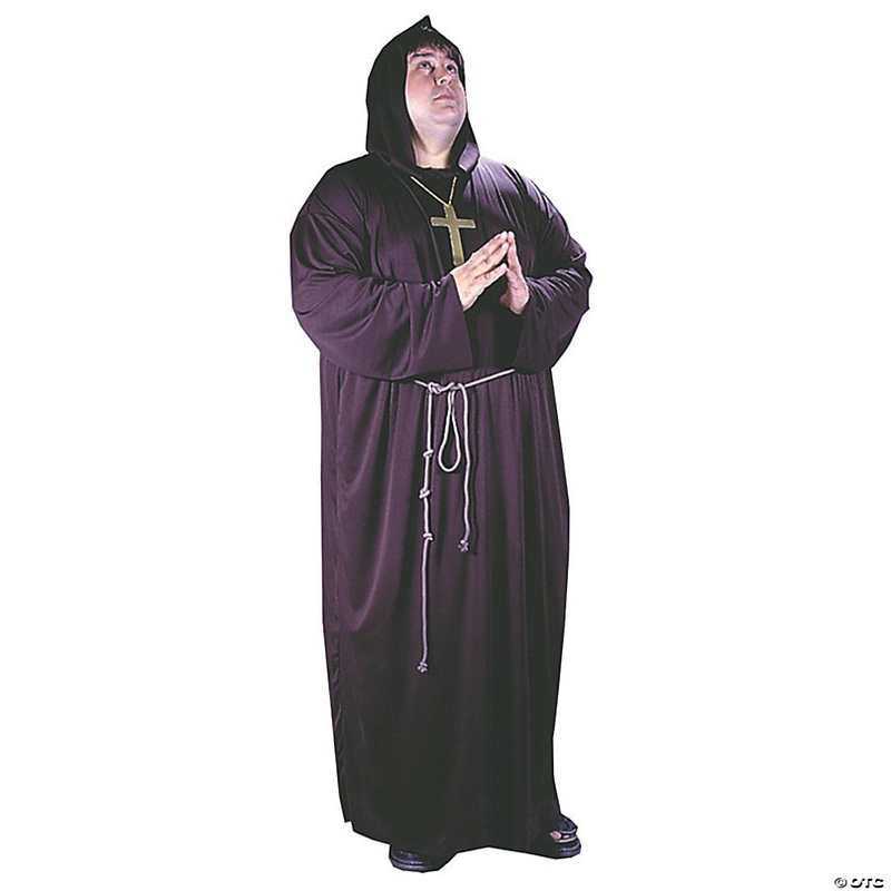 Men's Plus Size Monk Costume