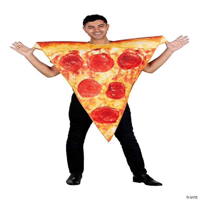 Pepperoni Pizza Adult Costume  One Size