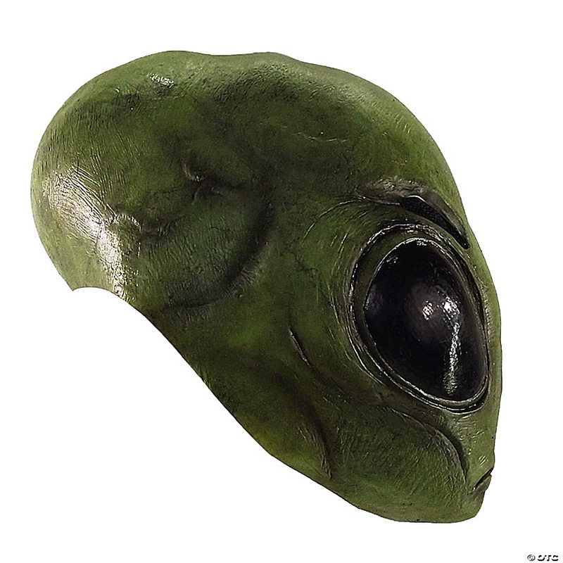 Adults Ghoulish Productions Astrik Alien Overhead Latex Mask - One Size
