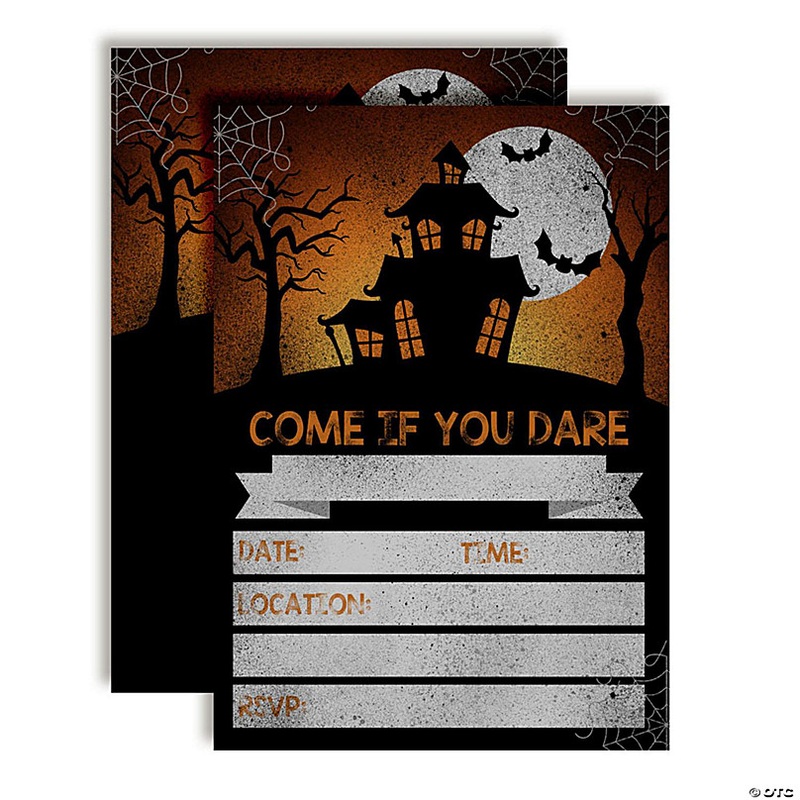 Grungy Haunted House Invitations 40pc. by AmandaCreation