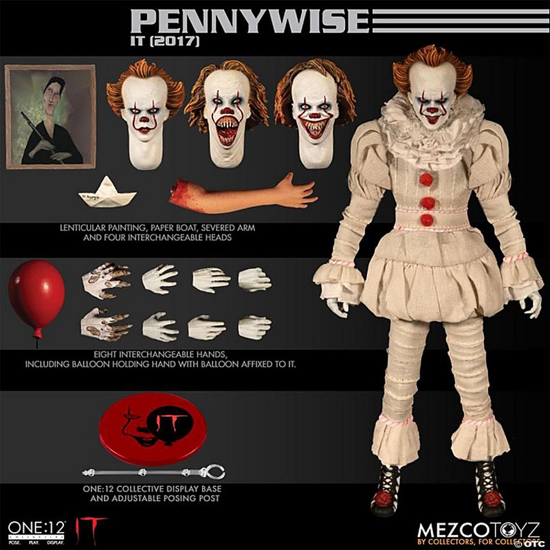 IT One:12 Collective 6 Inch Action Figure Pennywise