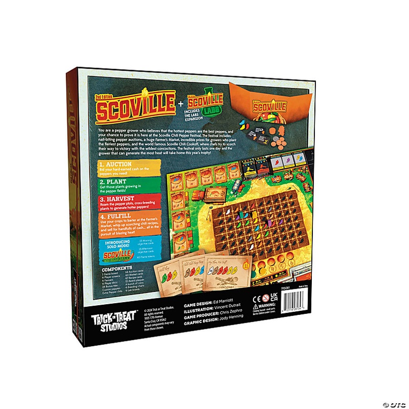 Scoville 2nd Edition Classic Collection Board Game for 1 to 6 Players