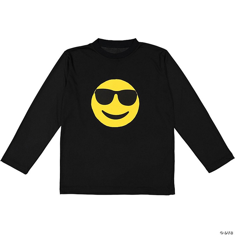 Sunglass Emoji T-Shirt - Kids L