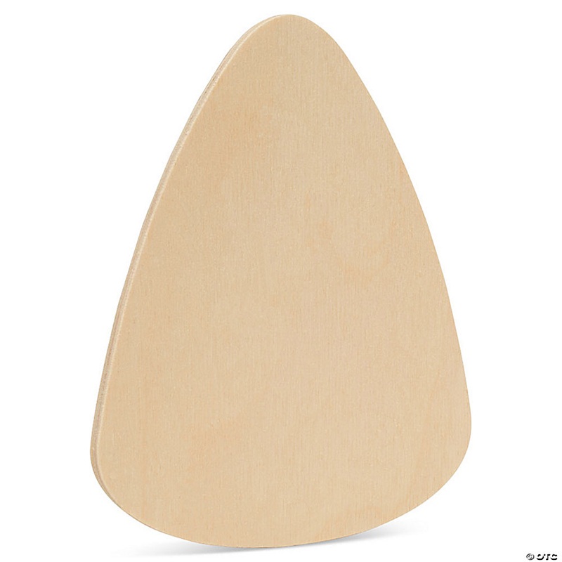 Woodpeckers Crafts, DIY Unfinished Wood 6 Candy Corn Cutouts, Pack of 12