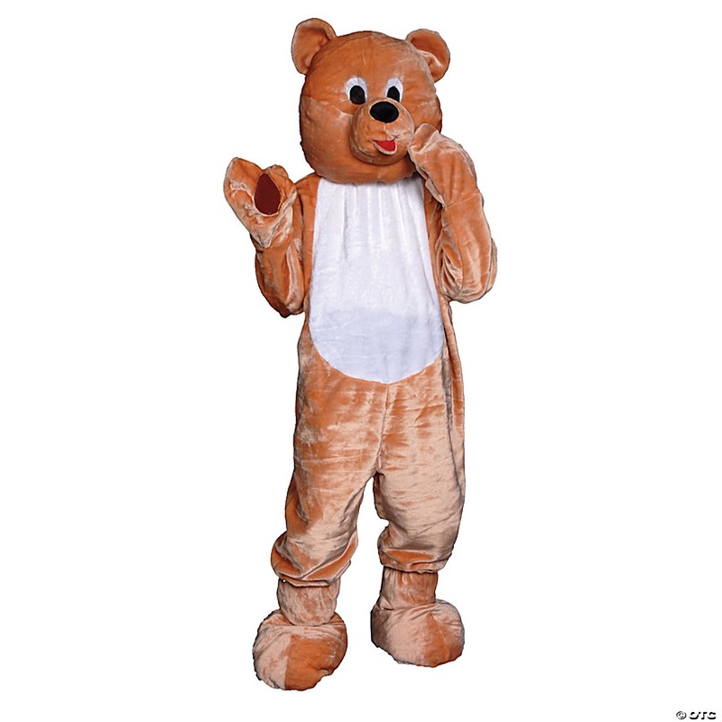 Adults Brown Bear Mascot
