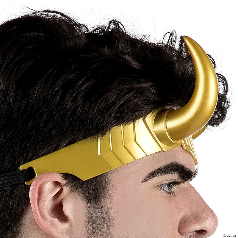 Adults Gold Plastic Marvels Loki Loki Headpiece Costume Accessory