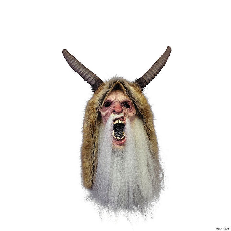 Adults Krampus Krampus Overhead Latex Mask - One Size