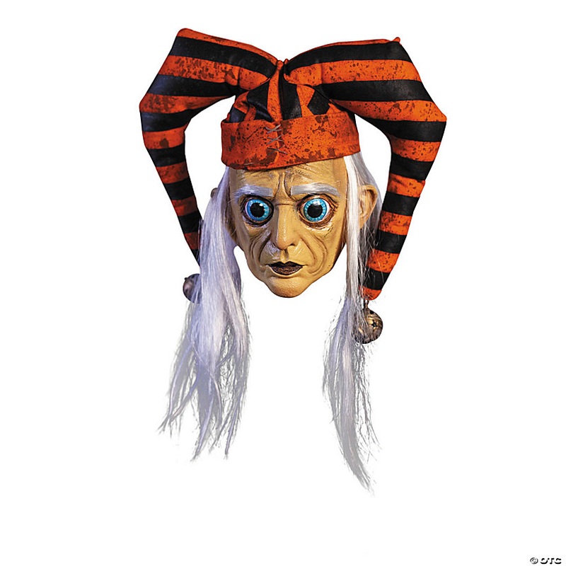 Adults The Terror of Hallows Eve Sad Trickster Latex Mask - One Size