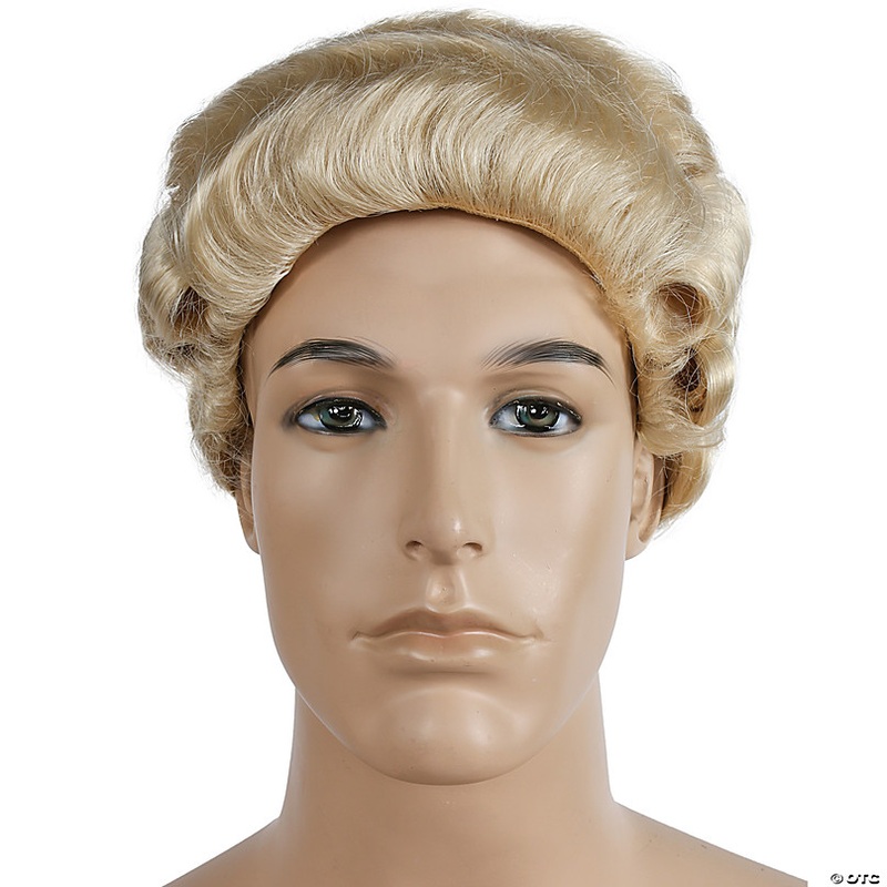 Bargain Colonial Man Wig Platinum Blonde 613