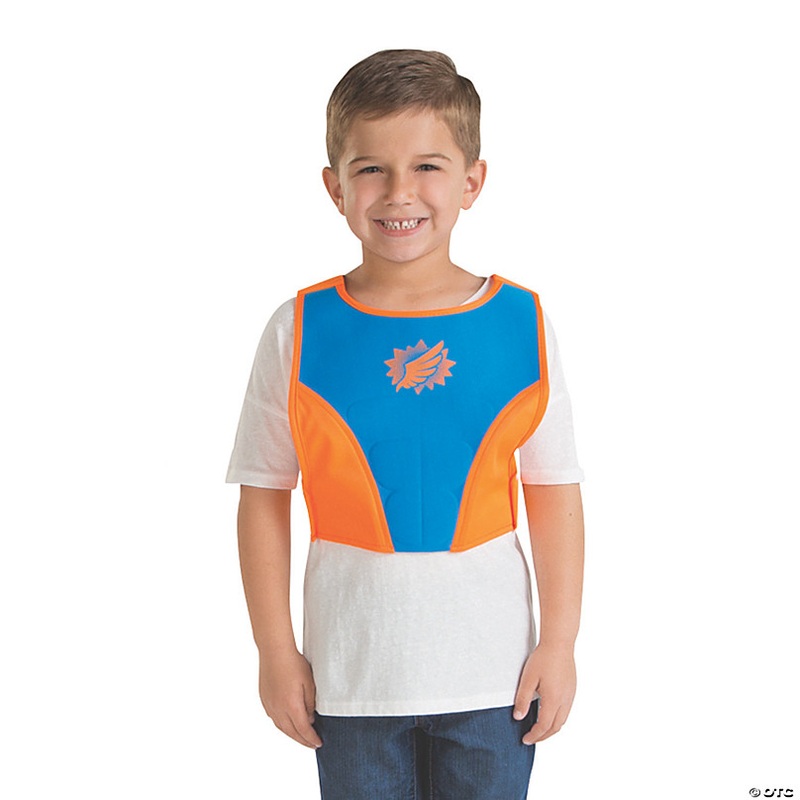Blue & Orange Superhero Chest Plate