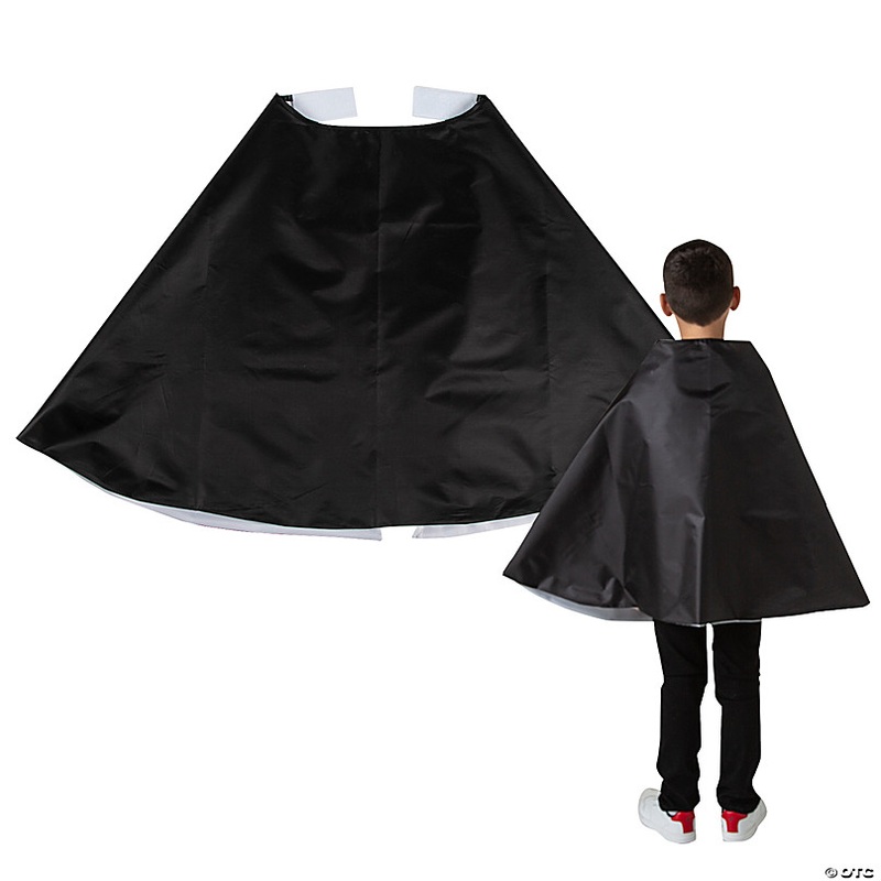 DIY Kids Black Short Capes - 6 Pc.