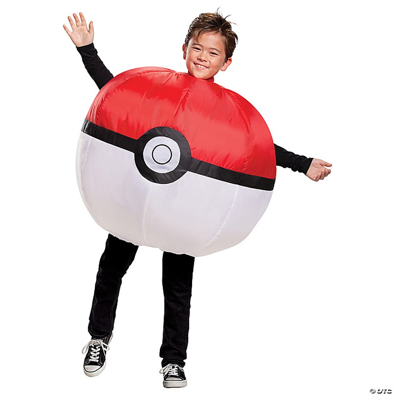 Kids Inflatable Pokmon Pok Ball Costume - One Size