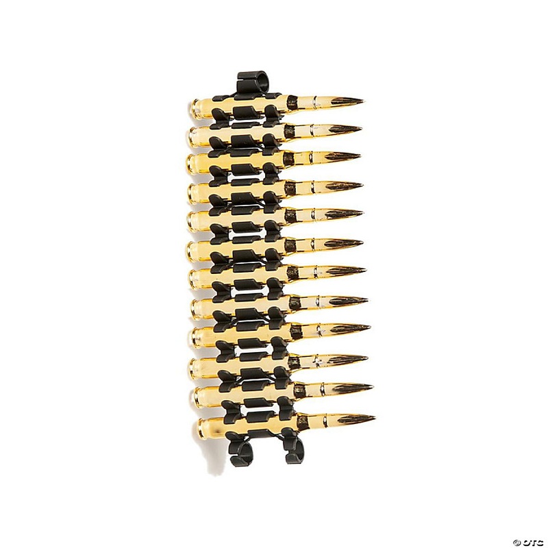 Plastic Chrome Bullet Clip Costume Accessory