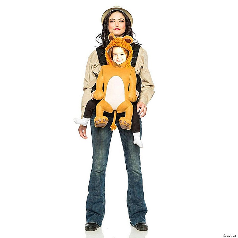 Safari Guide & Lion Baby Carrier Costume