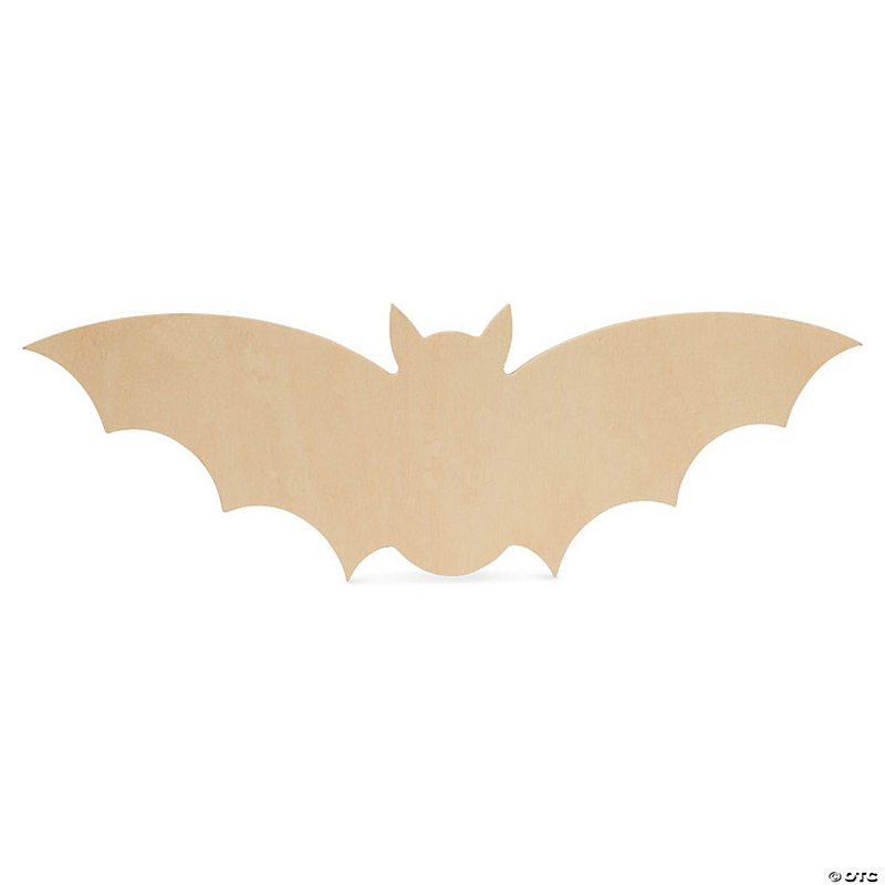 Woodpeckers Crafts, DIY Unfinished Wood 16 Bat Cutout