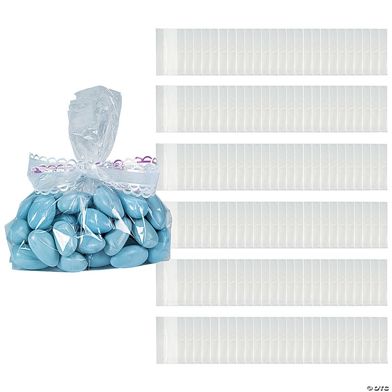 4 x 5 1/2 Bulk 150 Pc. Small Clear Cellophane Gift Bags