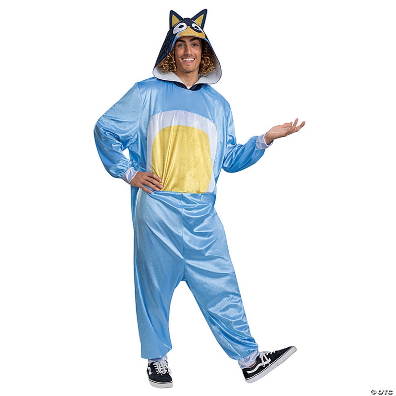 Adults Classic Bluey Bandit Dad Costume - Large/Extra Large 42-46