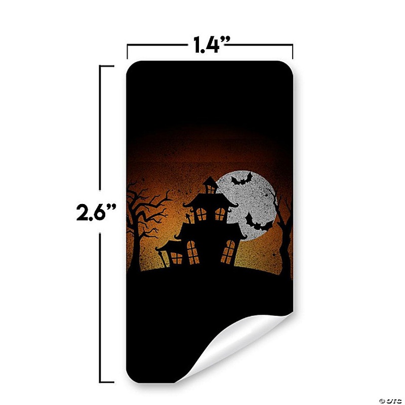 AmandaCreation Spooky Haunted House Mini Candybar Wrappers 45pcs