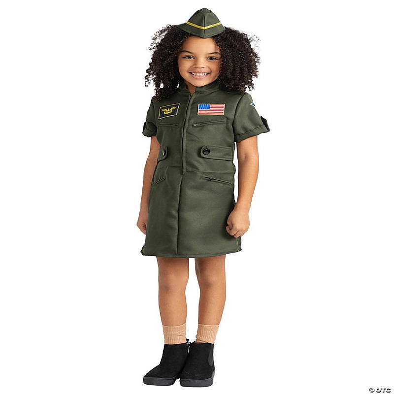 Fighter Pilot Costume Dress - Kids Size L