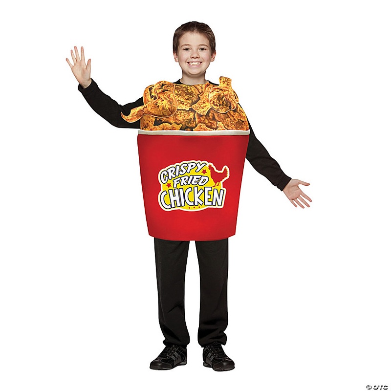 Kids Bucket of Fried Chicken Costume