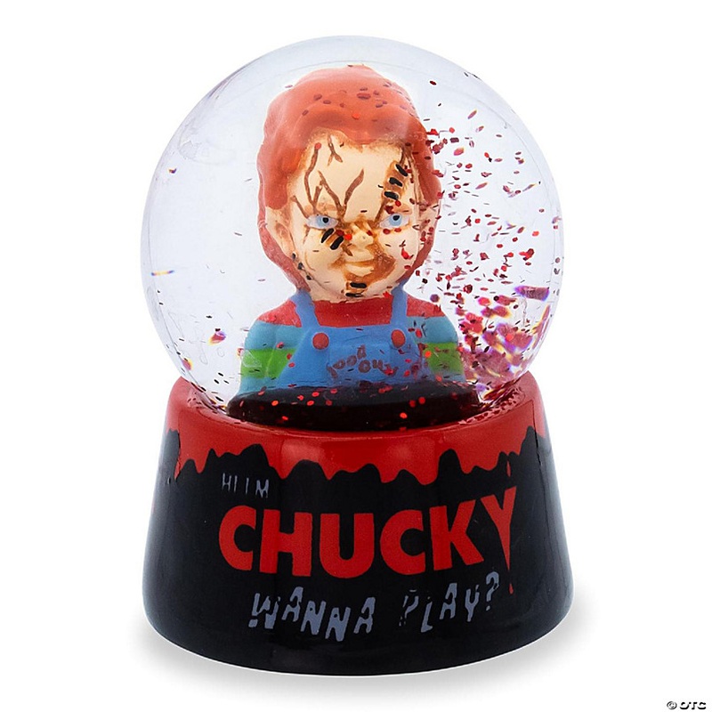 Kids Play Chucky Wanna Play? Collectible Mini Snow Globe  3 Inches Tall