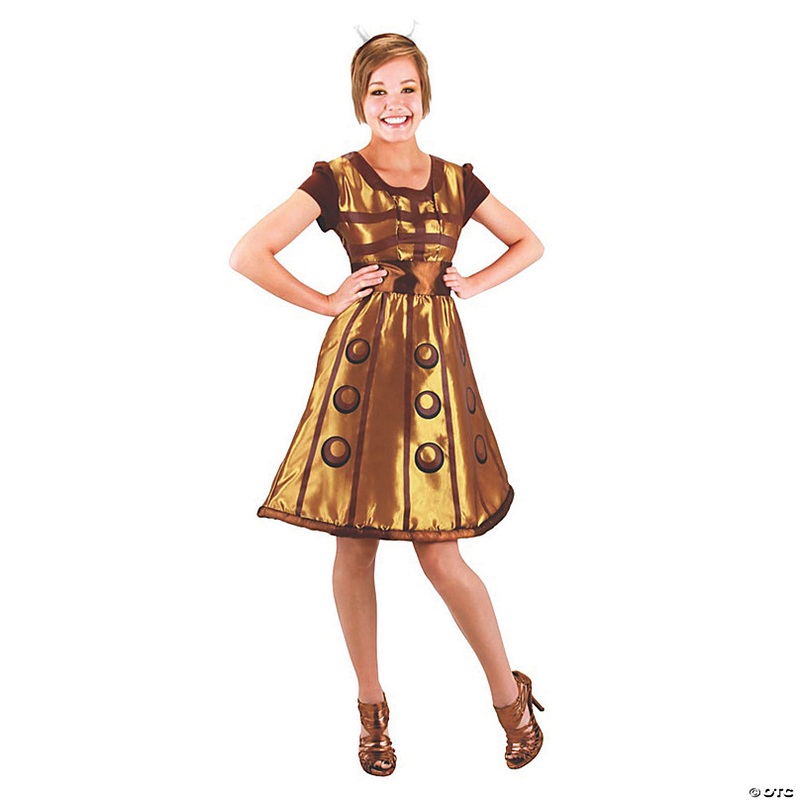 Women's Doctor Who Dress Dalek Costume - Large/Extra Large