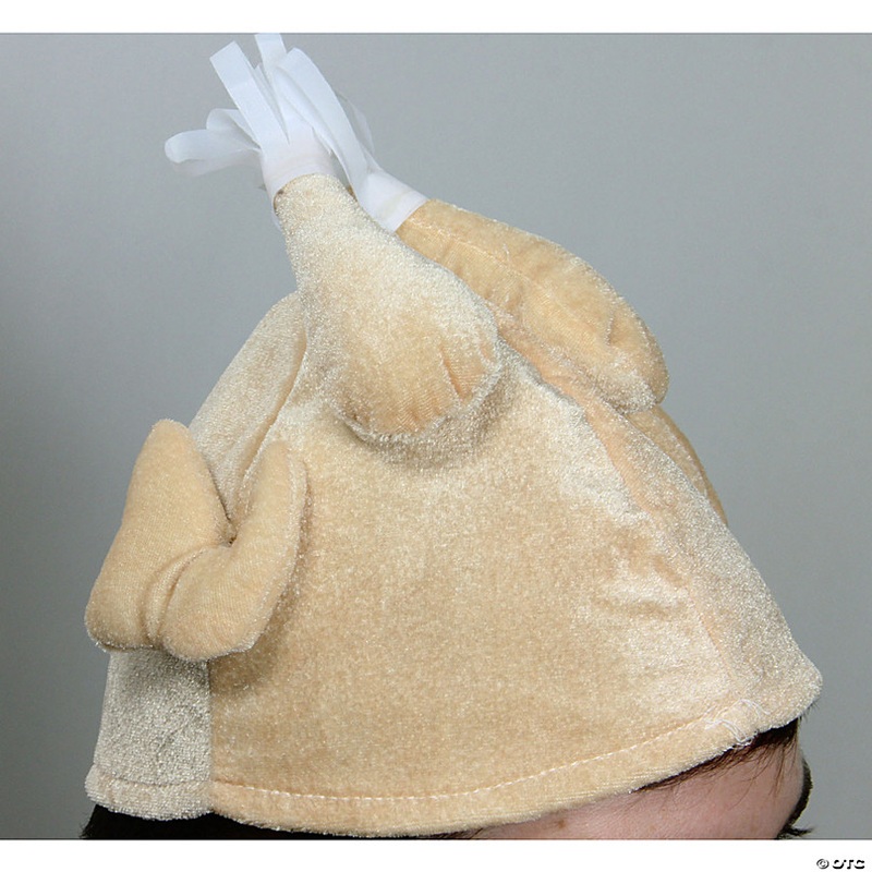11 Thanksgiving Turkey Plush Adult Costume Hat