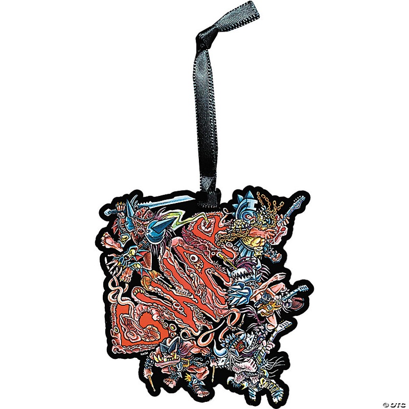 3 Holiday Horrors GWAR Guts Metal Full-Color Ornament