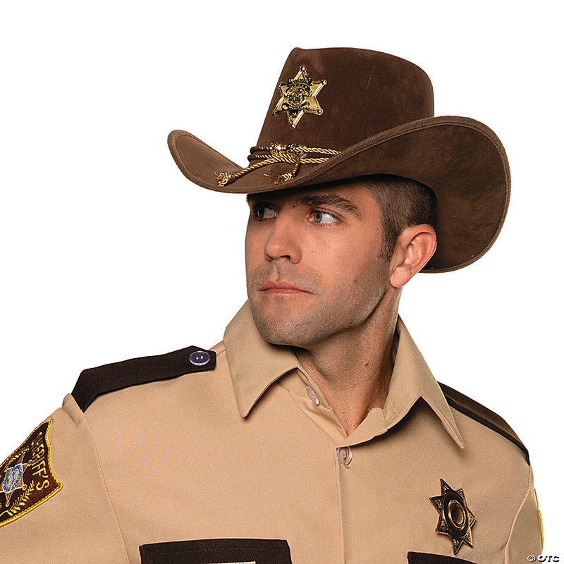 Adults Walking Dead Rick Grimes Hat Costume Accessory