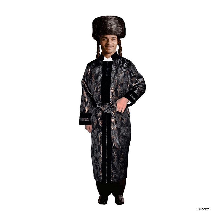 Black Rabbi Coat - Adults XXL