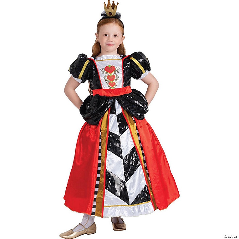 Queen of Hearts Costume - Kids Size S