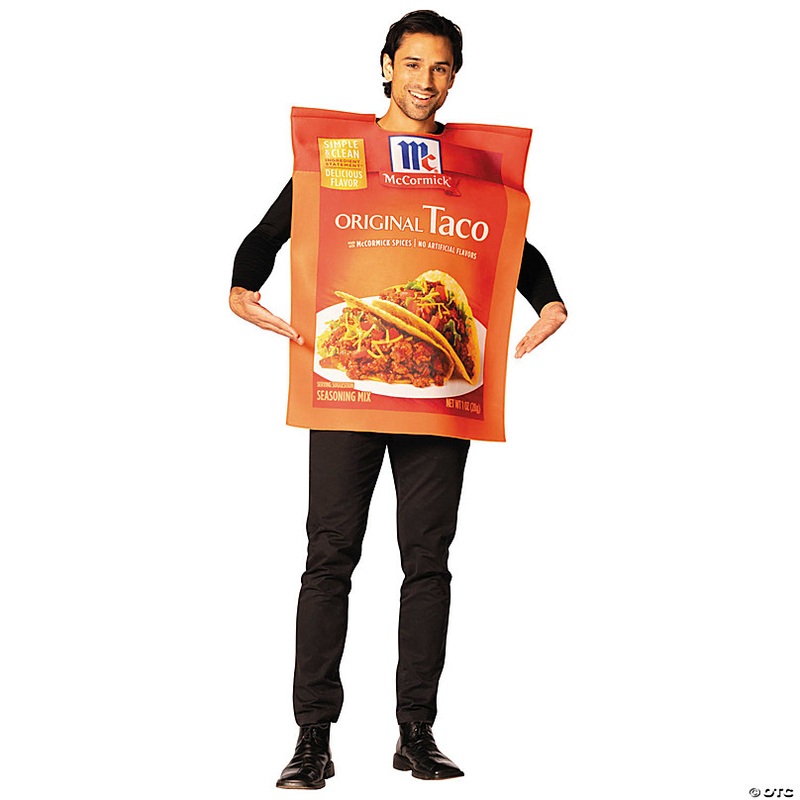 Adults McCormick Taco Seasoning Packet Costume