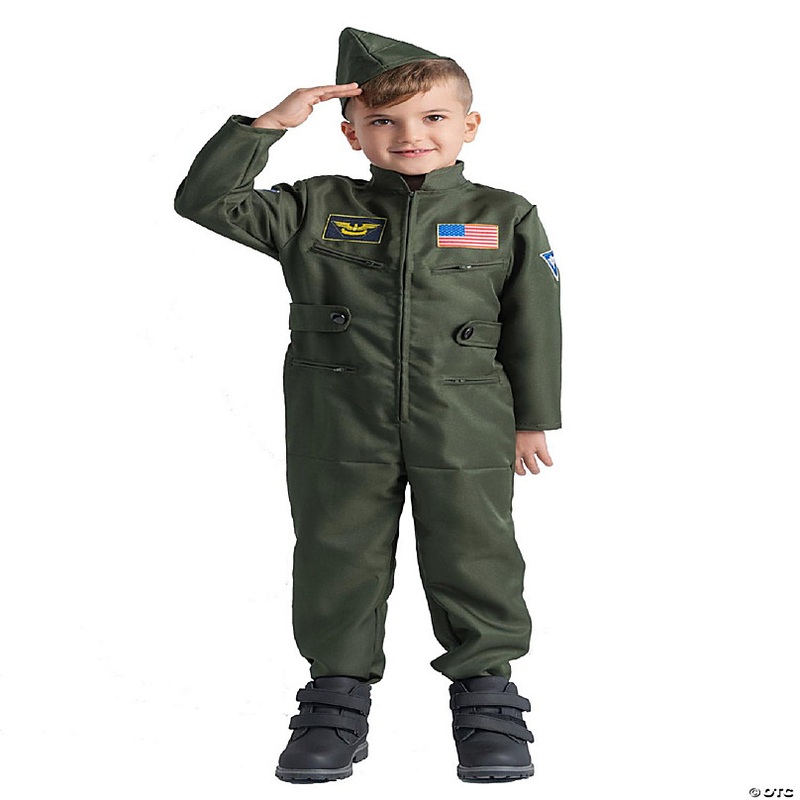 Fighter Pilot Costume - Kids Size T4