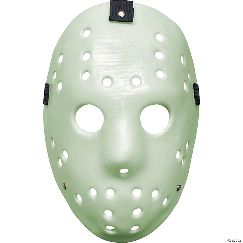 Killer Goalie Glow-in-the-Dark  Injection Plastic Full Mask - One Size