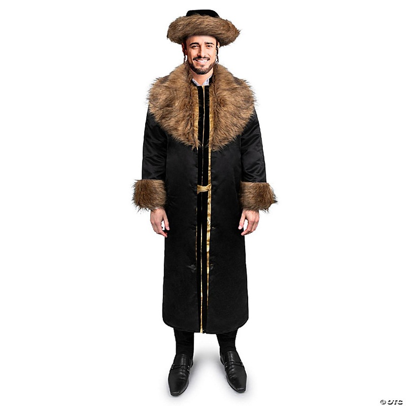 Rabbi Coat with Fur - Adults Size S