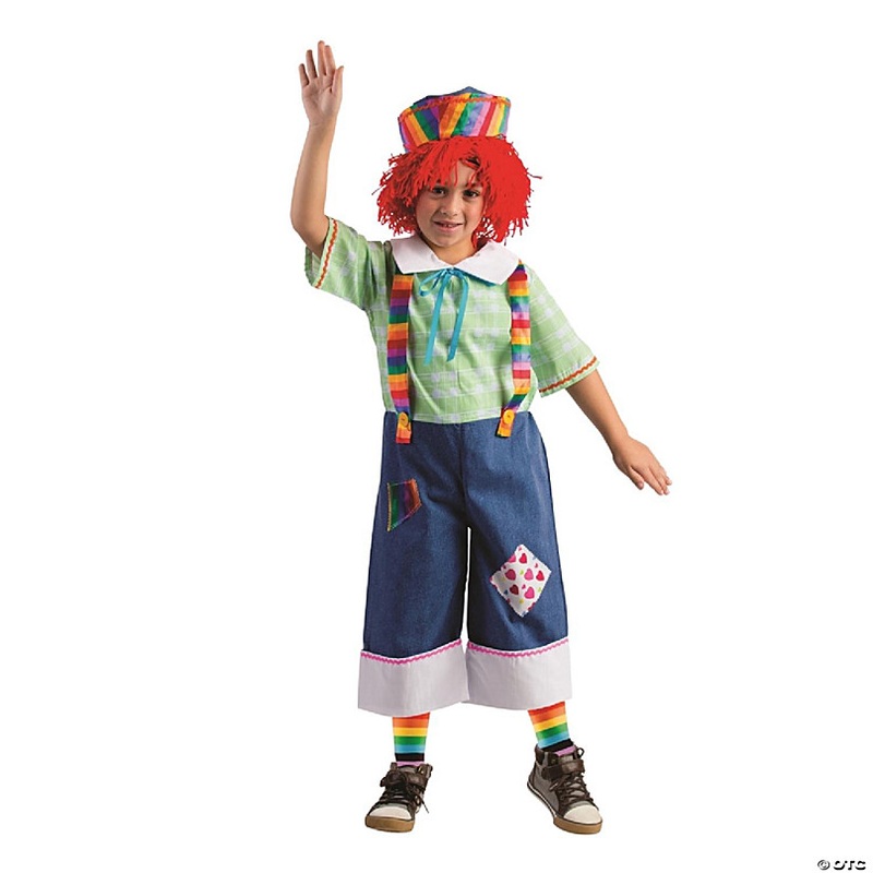 Rainbow Rag Costume - Kids S