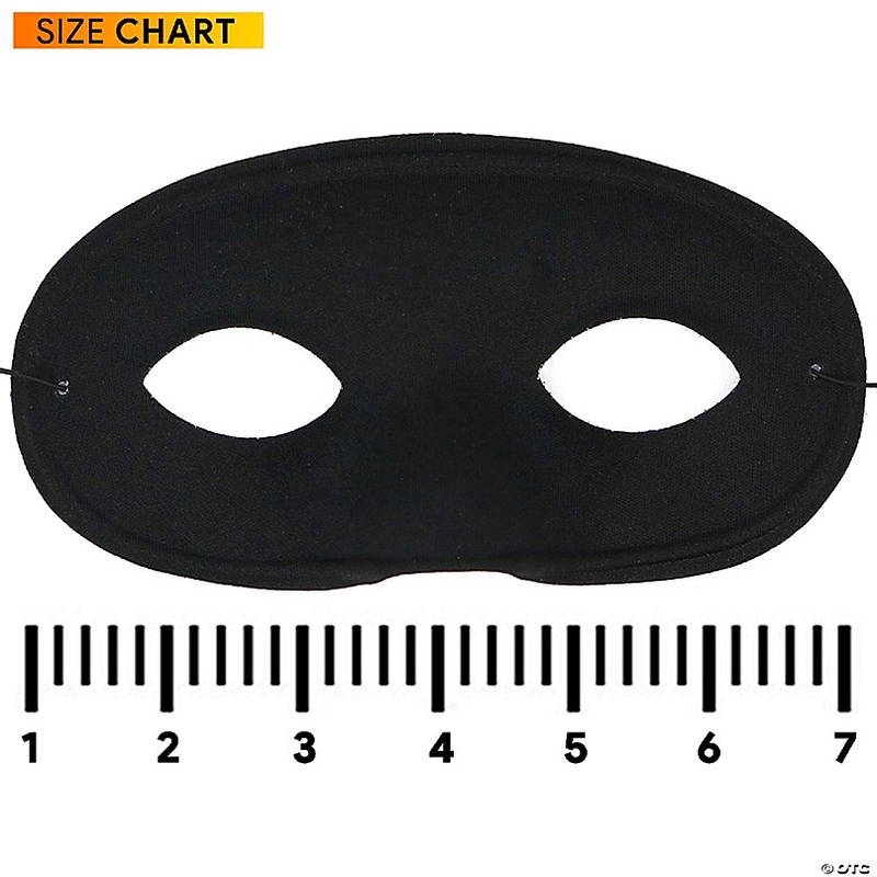 Skeleteen Black Superhero Eye Accessories - Mysterious Black Half Masks Masquerade Accessory for Adults and Kids