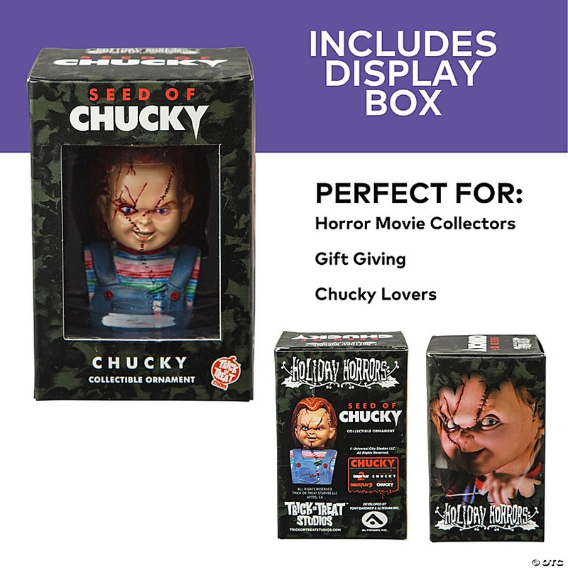 3 Childs Play: Seed of Chucky Chucky Bust Resin Collectible Ornament