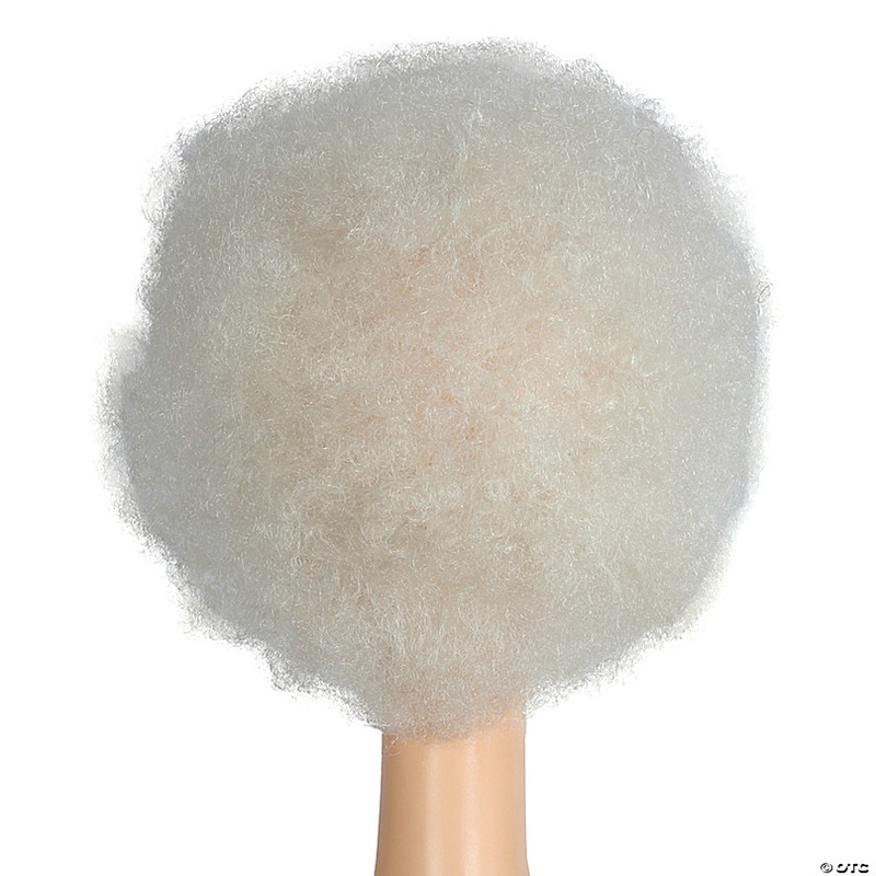 Adult Afro Wig Deluxe White