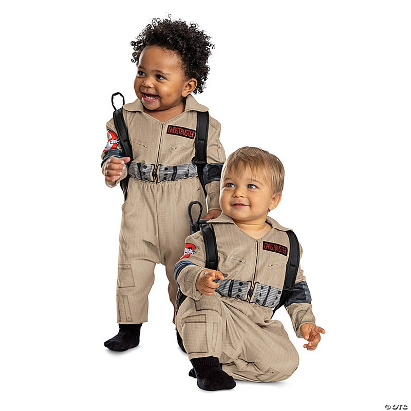 Baby Ghostbusters: Frozen Empire Posh Flight Suit Costume - XS 12-18 Months