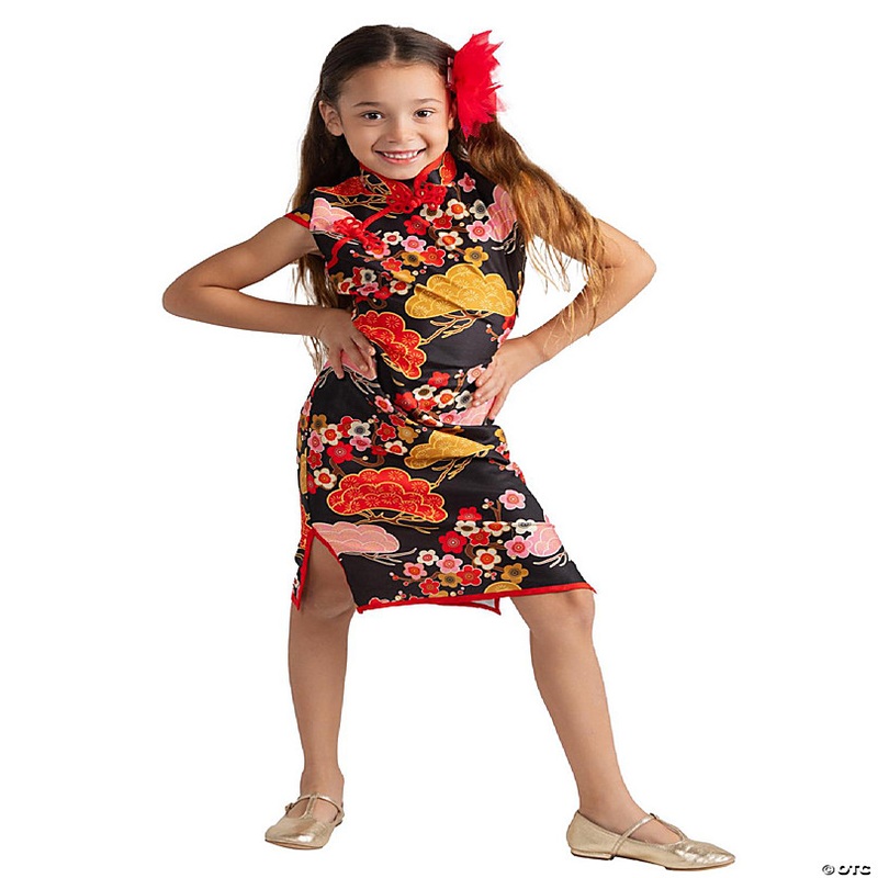 Chinese Girl Costume Set - Kids Size L
