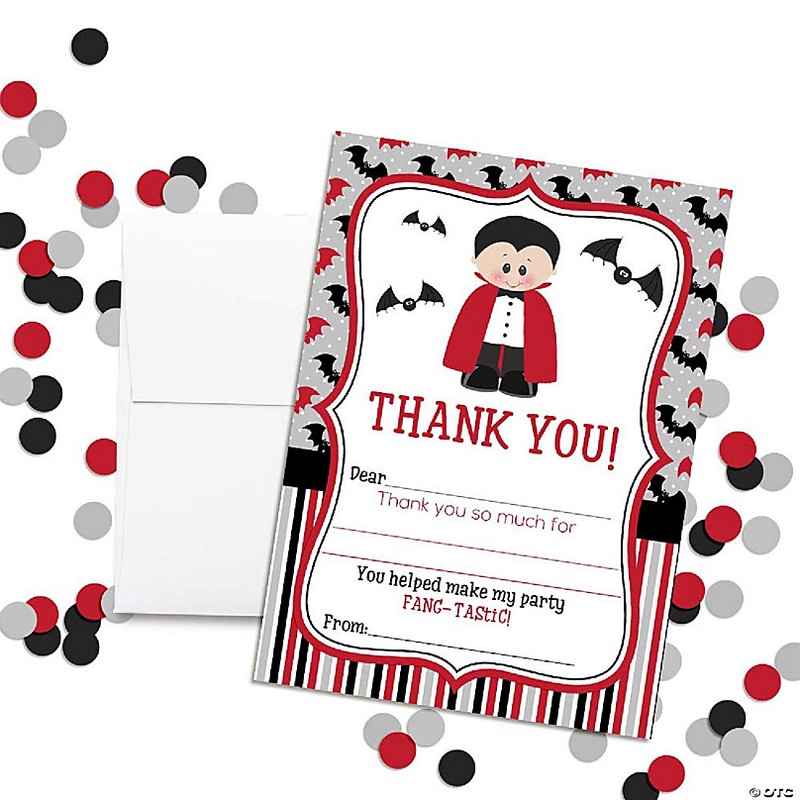Dracula Birthday Thank You 20pc. by AmandaCreation