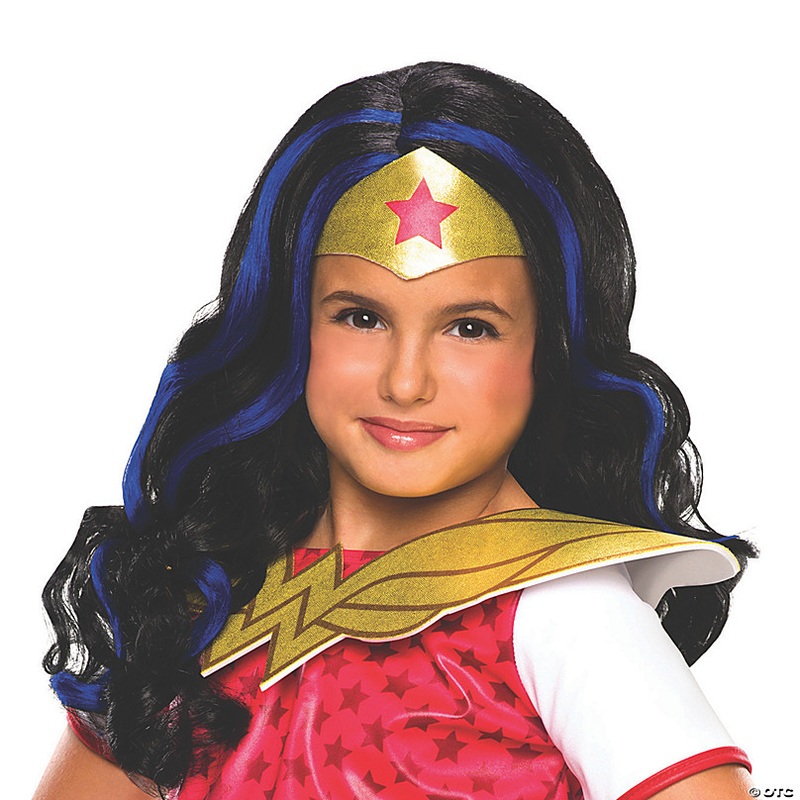 Girls Wonder Woman Wig