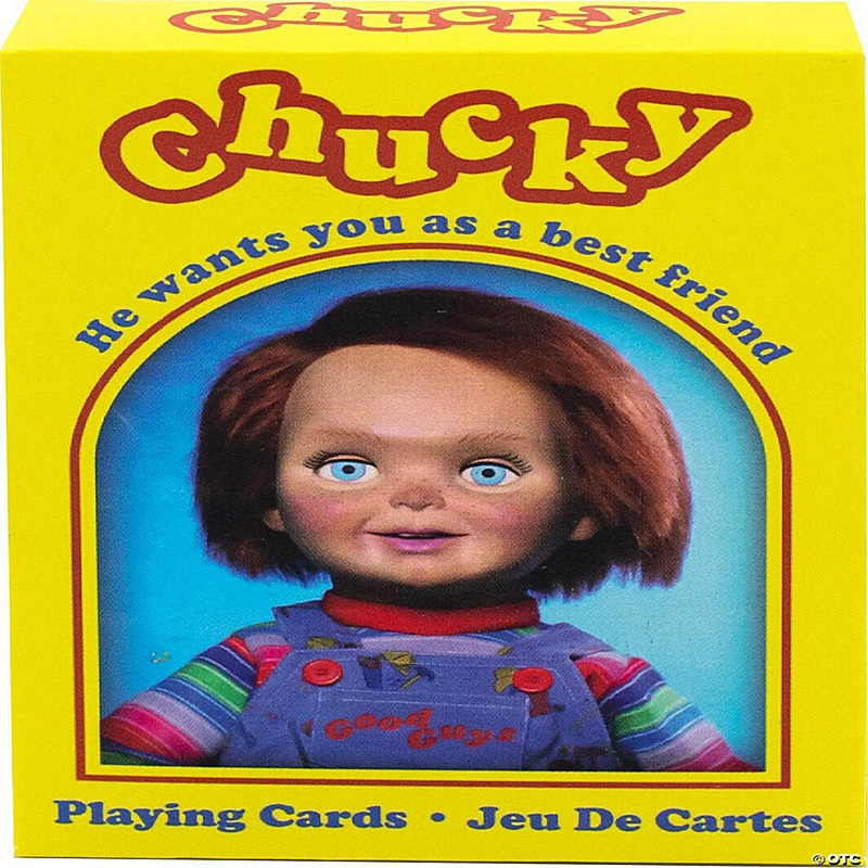 Kids Play Chucky Playing Cards  52 Card Deck + 2 Jokers