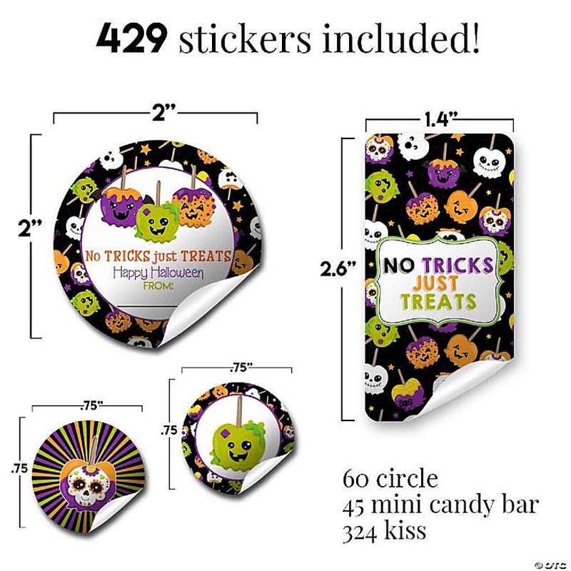 Spooky Candy Apple Sticker Bundle 429pc. by AmandaCreation