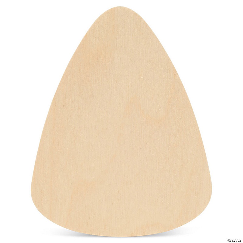 Woodpeckers Crafts, DIY Unfinished Wood 8 Candy Corn Cutouts, Pack of 25